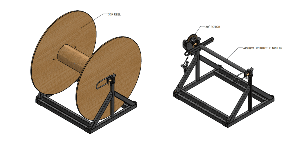 Reelstrong RS120x85-30 Reel Stand – Custom Truck One Source